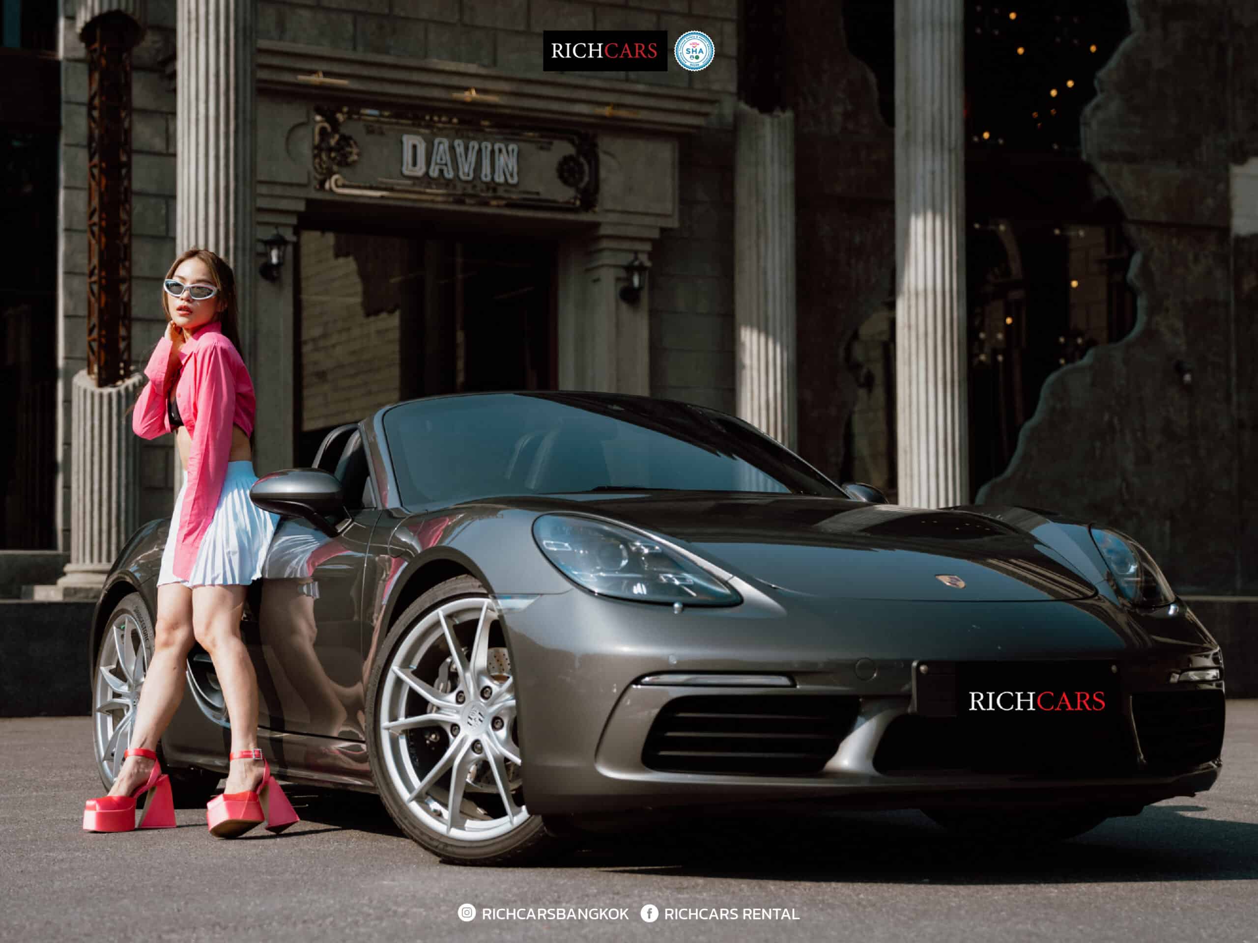 เช่ารถซุปเปอร์คาร์ เปิดประทุน NEW PORSCHE 718 BOXSTER เช่ารถซุปเปอร์คาร์ เปิดประทุน NEW PORSCHE 718 BOXSTER